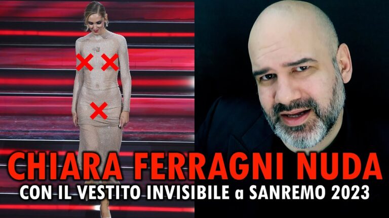 Il sorprendente vestito della Ferragni a Sanremo: fashion da record!