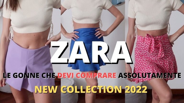 Le irresistibili gonne a portafoglio Zara: stile e versatilità in 70 caratteri
